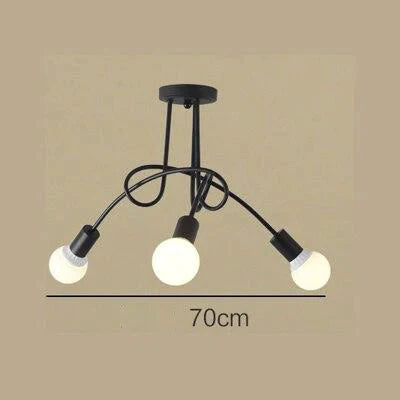 Industrial Style Bedroom Living Room Simple Study Dining Room Lamp Shop Cafe Loft Creative personality LED ceiling lamp