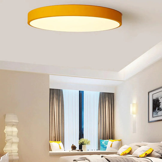 LED Modern Ceiling Lamp Acryl Round 5cm Super Thin Surface Mount Dia 30CM LED Ceiling Light For Living Room Bedroom Kitchen