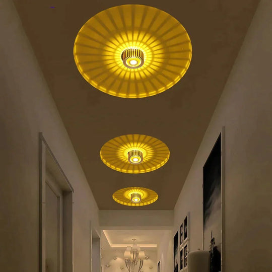Modern Ceiling Light Colorful Indoor Led Lamp 3W Wall Sconce For Gallery Balcony Lamp Porch Light