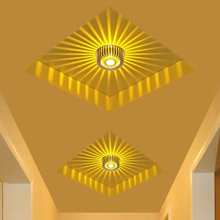 Modern Ceiling Light Colorful Indoor LED Ceiling Lamp 3W wall Sconce for Gallery Balcony lamp Porch light corridor Light Fixture