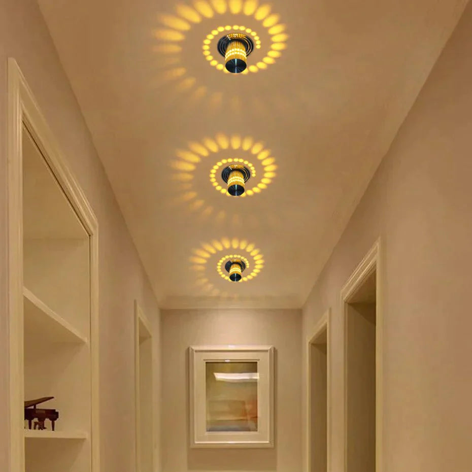 Creative Led Ceiling Lights 3W Modern Led Lamps Colorful Wall Sconce Living Room Surface Mounted