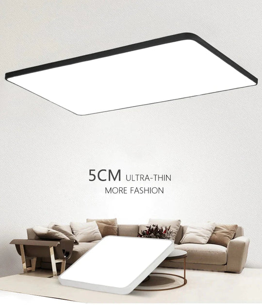 Surface Mount Ultra Thin 5cm LED Ceiling Light Dimmable Modern Lamp Home Lighting Living Room Bedroom Kitchen Lamparas De Techo