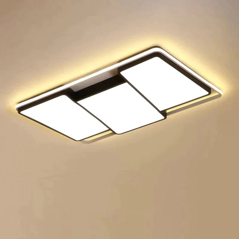 Modern Ceiling Lights Remote Dimmable Led Lamp Fixture For Dining Living Room Bedroom Kitchen Home