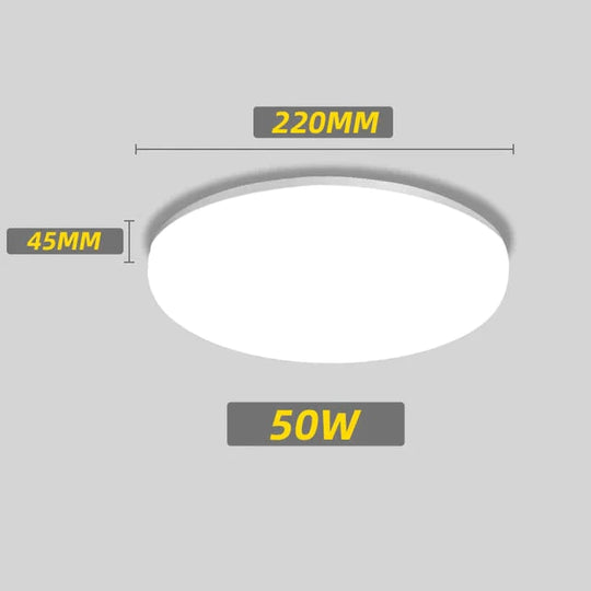 Led Ceiling Lights Lamps Light 15W 20W 30W 50W Surface Mounted Fixtures Lighting For Living Room