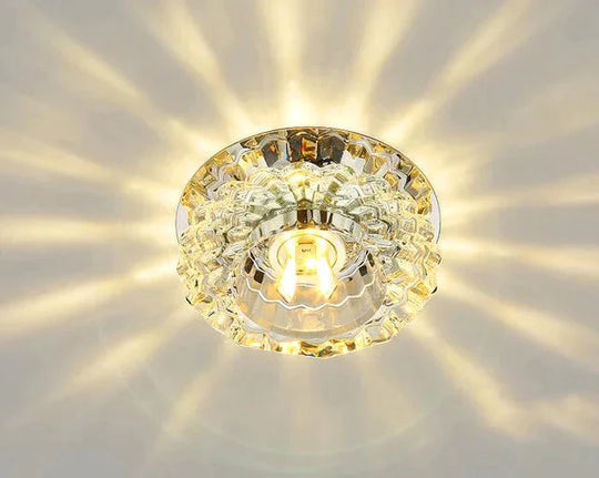 Flush Mount Small Led Ceiling Light For Art Gallery Decoration Front Balcony Lamp Porch Light