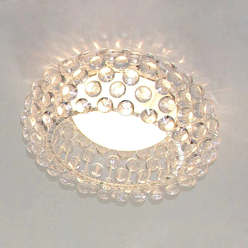 Modern Glass Ceiling Lights Indoor Light Luminaria Abajur Lamps For Living Room Home Decoration