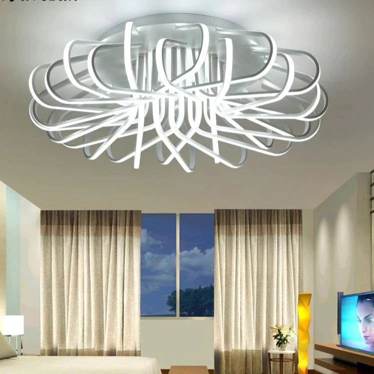 Surface Mount Ceiling Light Fixture For Bedroom Living Room Acrylic Ceiling Lamp Decorative Lampshade Lamparas De Techo