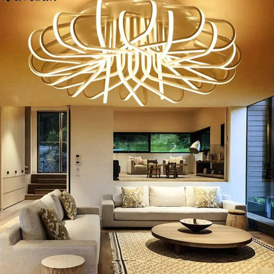 Surface Mount Ceiling Light Fixture For Bedroom Living Room Acrylic Lamp Decorative Lampshade