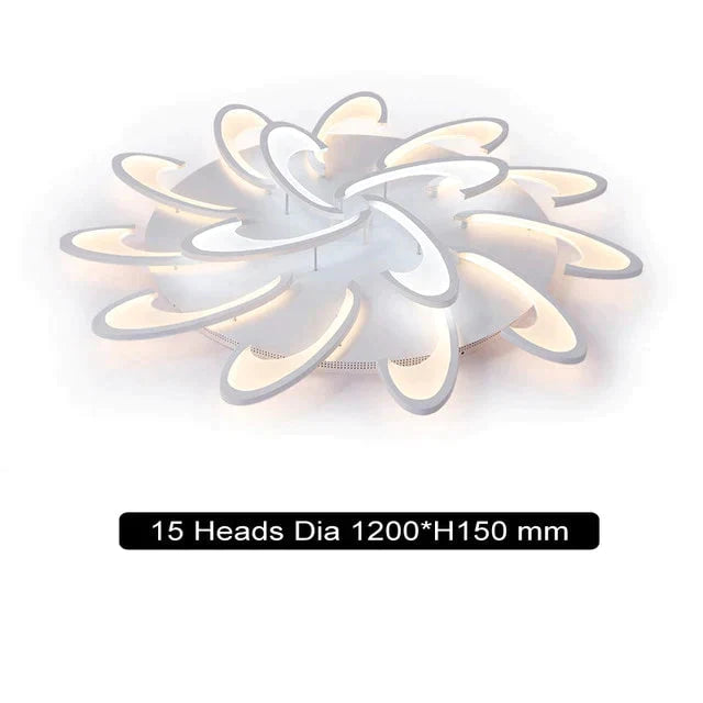 Remote Control Led Ceiling Lights With Ultra-Thin Acrylic Flush Mount Lamp