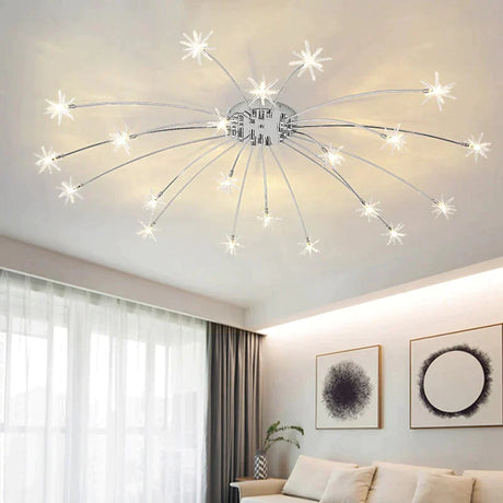 Fashion Ceiling Lights Led Lamp Iron Galss Indoor Lighting All Stars G4 Bedroom Living Room Hotel