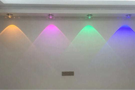 Modern LED Ceiling Light 3W RGB Porch Lamp Surface Mount Flush Balcony  Corridors Decor Lighting Fixture Living Room