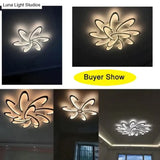 Remote Control Led Ceiling Lights With Ultra-Thin Acrylic Flush Mount Lamp