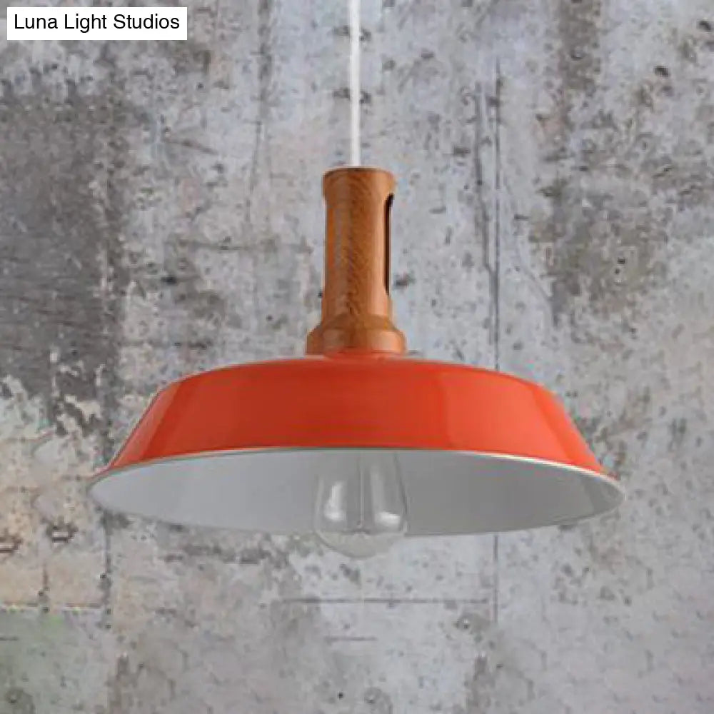Retro Barn Hanging Light - Stylish 10’ Or 14’ Metal Ceiling Fixture For Kitchen In Black White