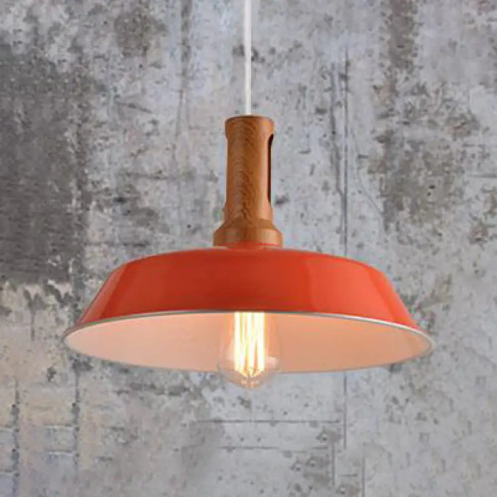 Retro Barn Hanging Light - Stylish 10’ Or 14’ Metal Ceiling Fixture For Kitchen In Black White