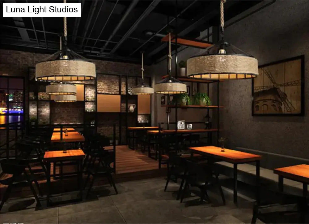 Retro Industrial Creative Modern Design Pendant Lamp Led Loft Decoration E27 Lights Bar Restaurant