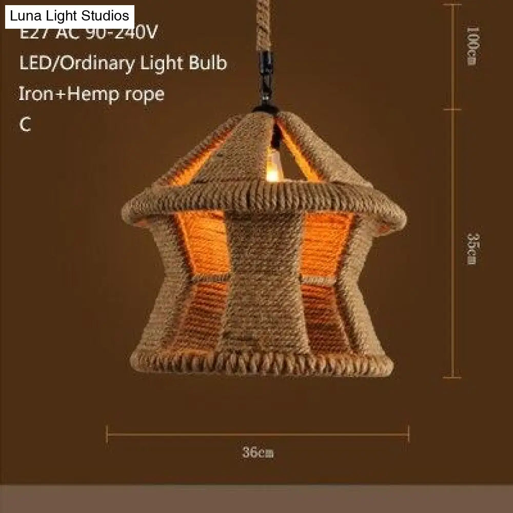 Retro Industrial Creative Modern Design Pendant Lamp Led Loft Decoration E27 Lights Bar Restaurant