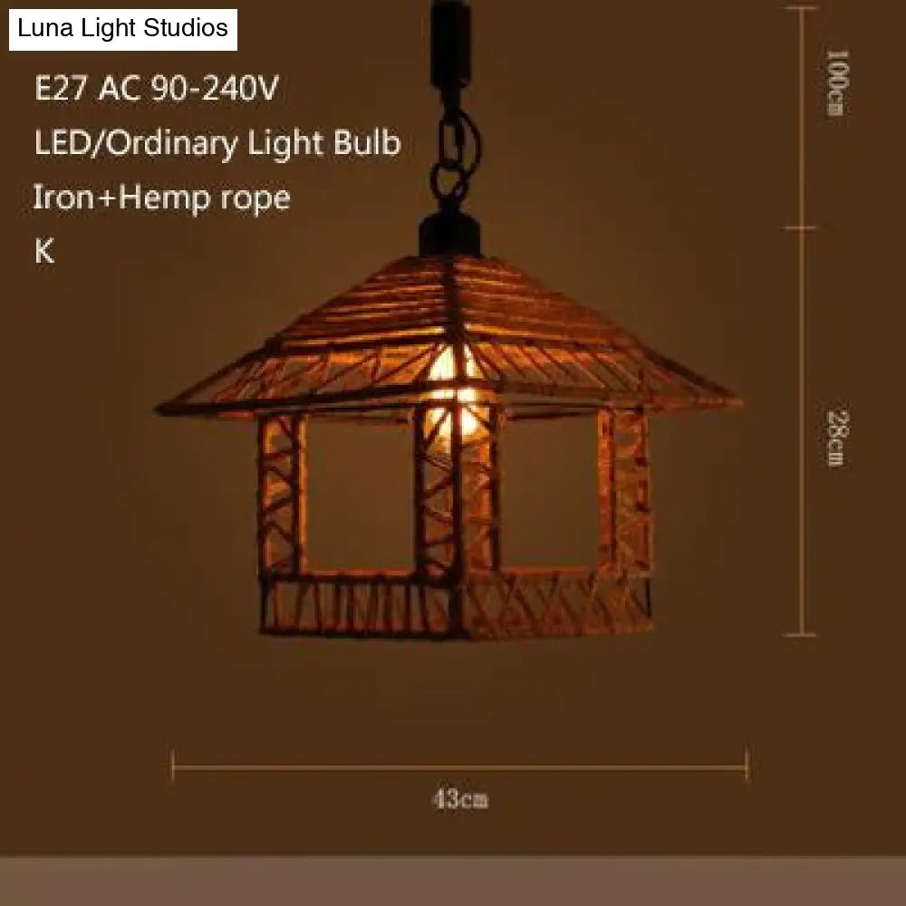 Retro Industrial Creative Modern Design Pendant Lamp Led Loft Decoration E27 Lights Bar Restaurant