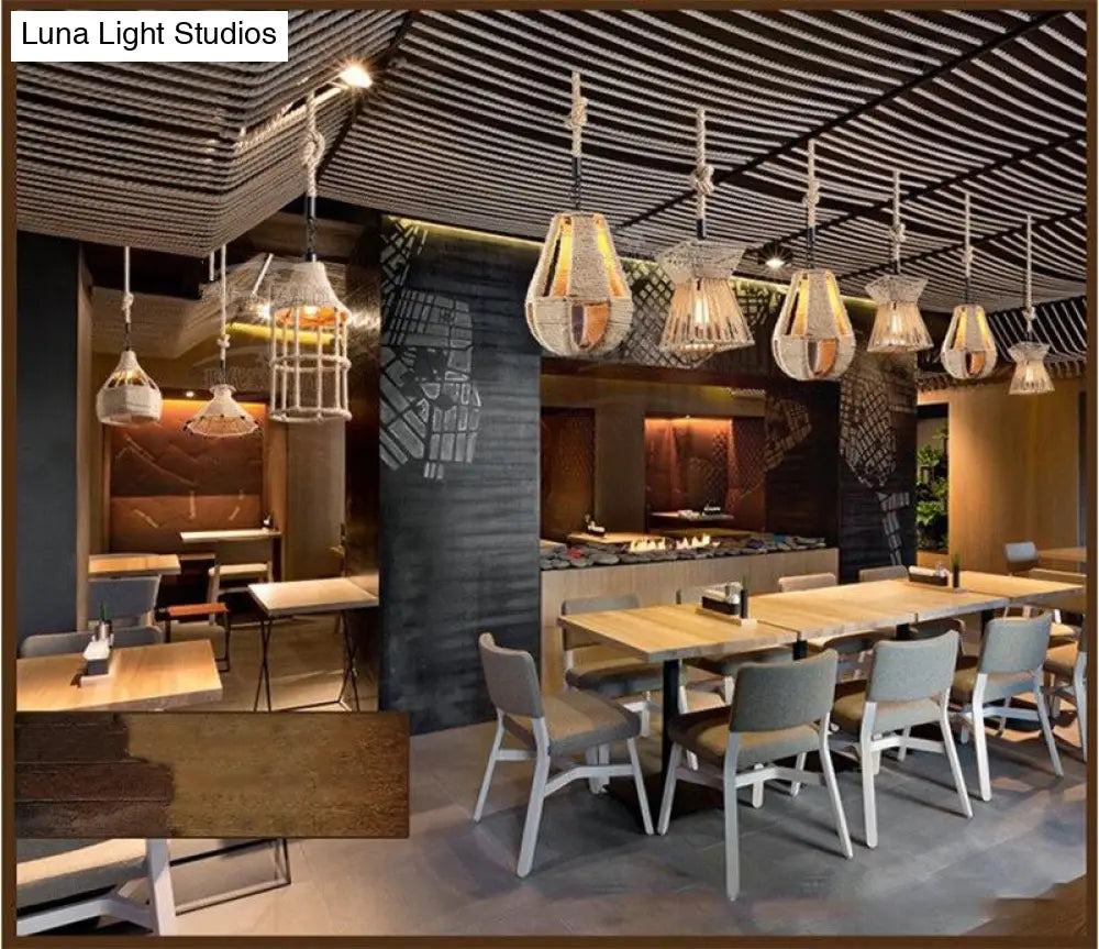 Retro Industrial Creative Modern Design Pendant Lamp Led Loft Decoration E27 Lights Bar Restaurant