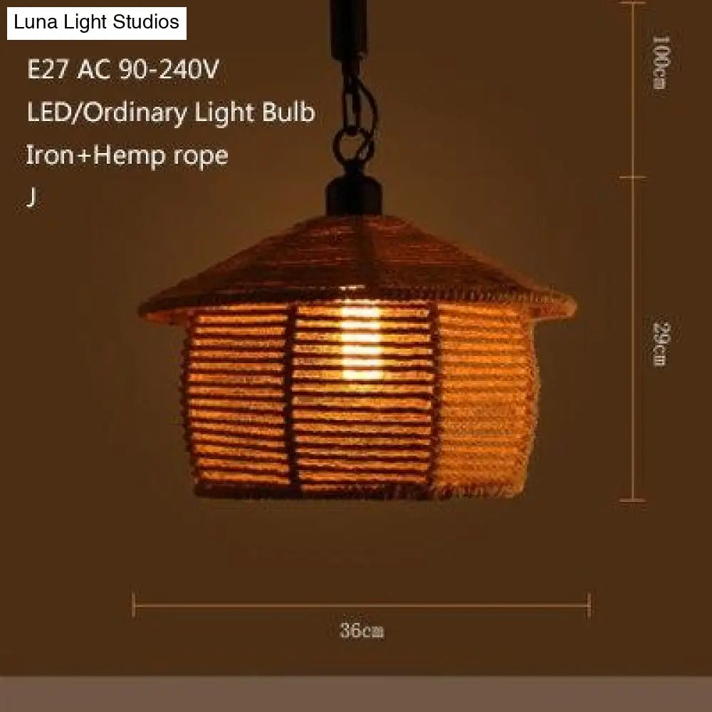 Retro Industrial Creative Modern Design Pendant Lamp Led Loft Decoration E27 Lights Bar Restaurant