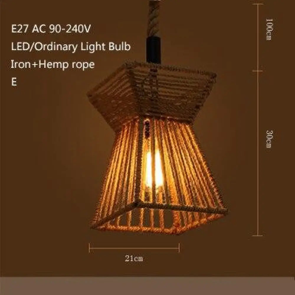 Retro Industrial Creative Modern Design Pendant Lamp Led Loft Decoration E27 Lights Bar Restaurant