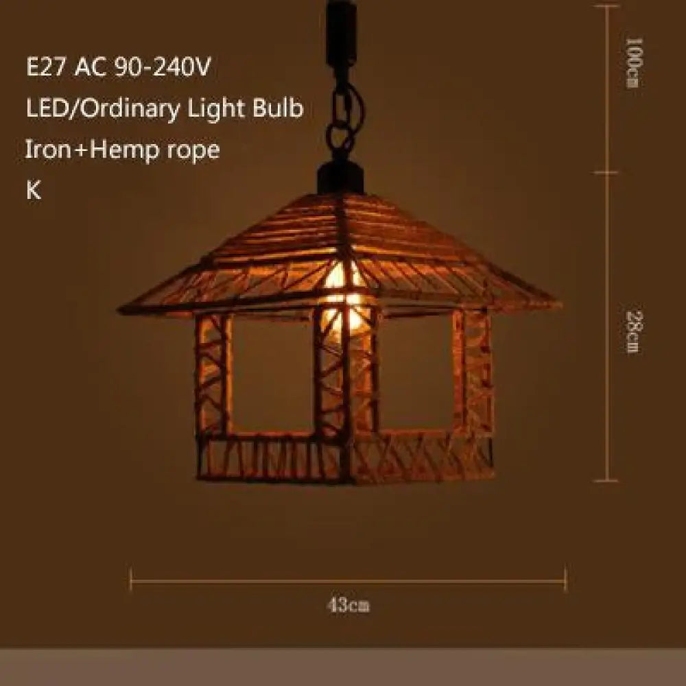 Retro Industrial Creative Modern Design Pendant Lamp Led Loft Decoration E27 Lights Bar Restaurant