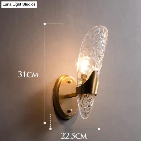 Retro Light Luxury Nordic All Copper Wall Lamp Lamps