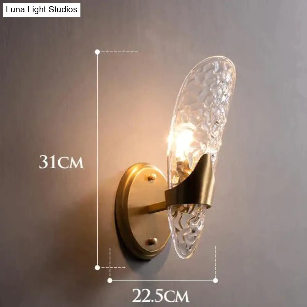 Retro Light Luxury Nordic All Copper Wall Lamp Single / Without Light Source Lamps