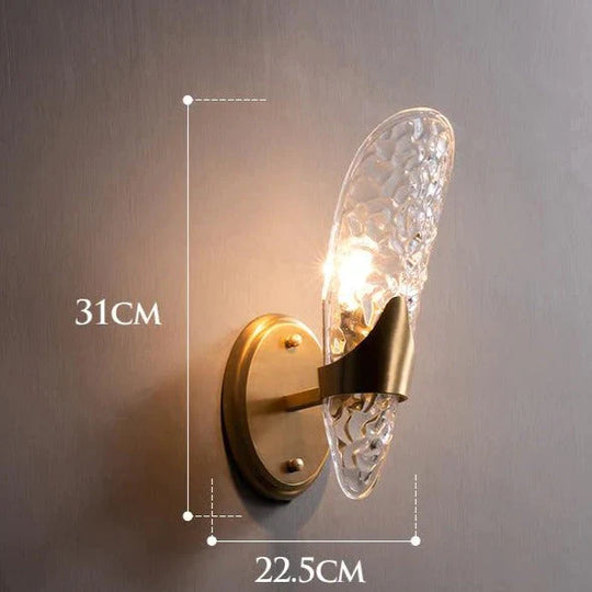 Retro Light Luxury Nordic All Copper Wall Lamp