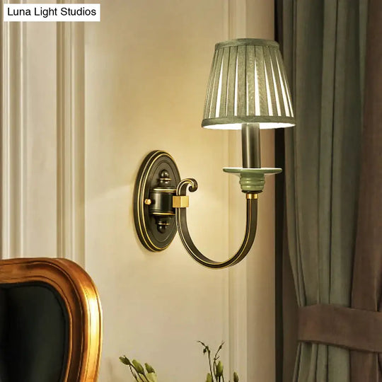 Retro Style Bedroom Bedside Lamp Full Copper Wall Lamps