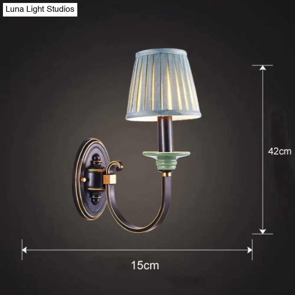 Retro Style Bedroom Bedside Lamp Full Copper Wall Lamps