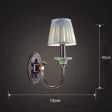 Retro Style Bedroom Bedside Lamp Full Copper Wall Lamp Single / No light source Copper Wall Lamps