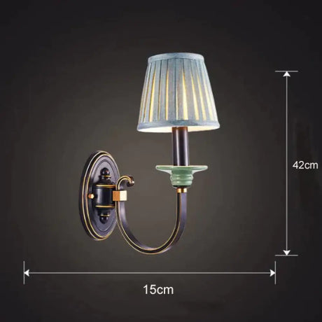 Retro Style Bedroom Bedside Lamp Full Copper Wall Lamp Single / No light source Copper Wall Lamps