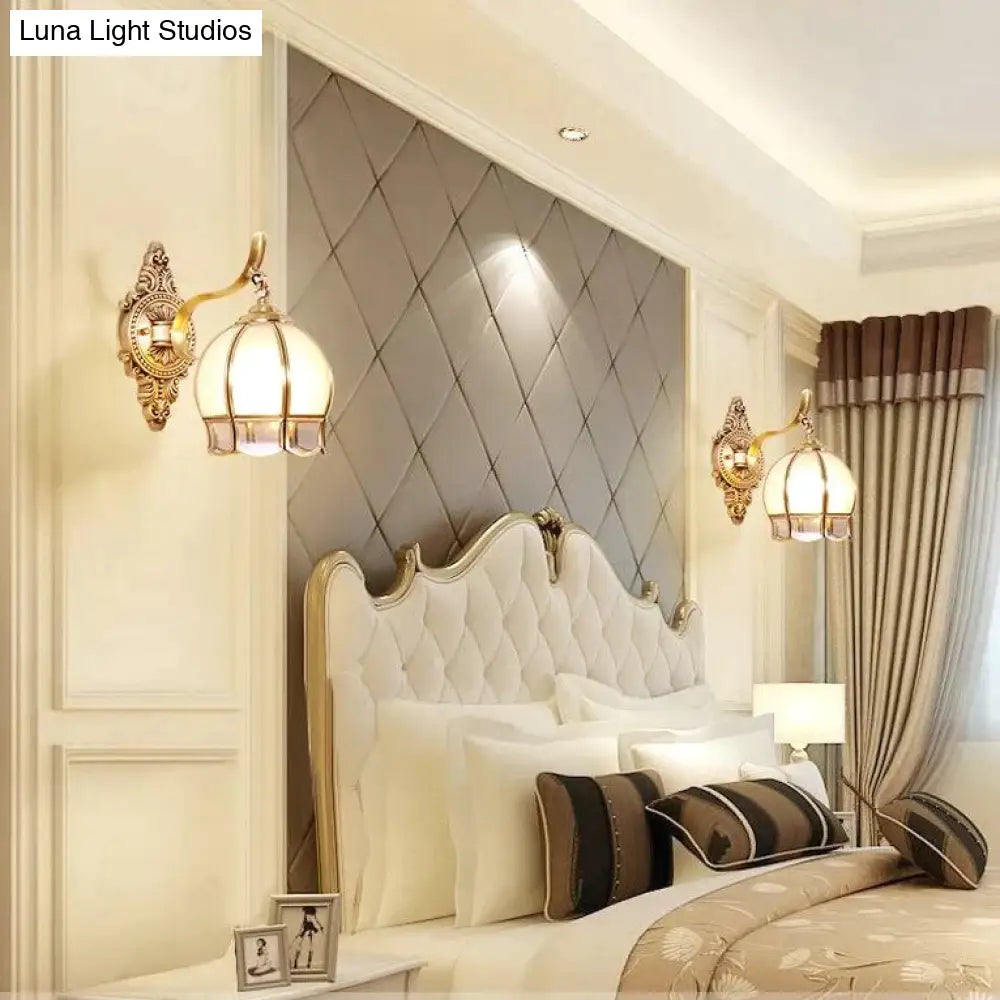 Retro Style Bedroom Bedside Living Room Staircase Copper Wall Lamp Copper Wall Lamps