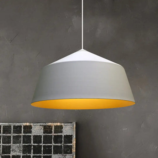 Retro Tapered Shade Pendant Light Metallic Hanging Ceiling (6’/10.5’/12.5’ Width) -