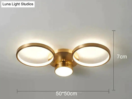 Ring All Copper Jane Bedroom Lamp Led Ceiling