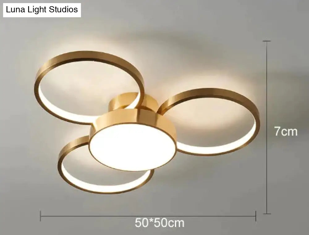 Ring All Copper Jane Bedroom Lamp Led Ceiling