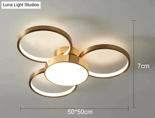 Ring All Copper Jane Bedroom Lamp Led Ceiling