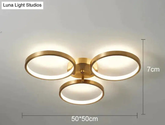 Ring All Copper Jane Bedroom Lamp Led Ceiling