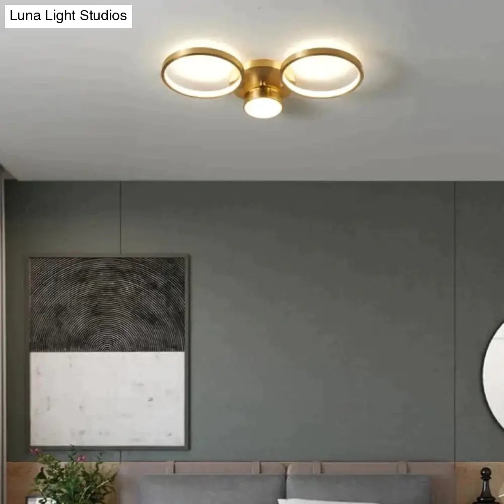 Ring All Copper Jane Bedroom Lamp Led Ceiling