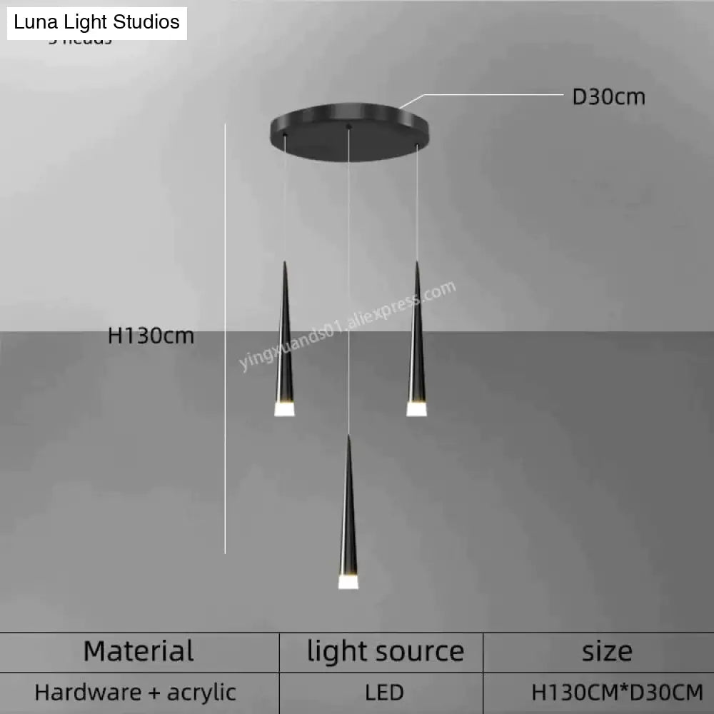 Ritra - Cone Led Pendant Lamp Lighting