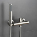 Rose Gold Bathroom Shower Faucet Set Wall Mounted Brush Gold Shower Faucet Black Bathroom Cold And Hot Bath And Shower