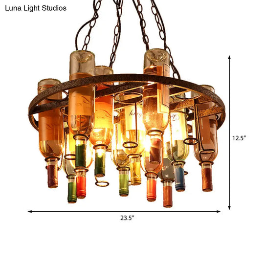 Industrial Rustic Metal Pendant Light Kit - 1/2/3 Lights Hanging Fixture For Dining Room