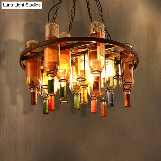 Rustic Metal Pendant Lighting Kit - Industrial Style Hang Lights For Dining Room 1/2/3 Light