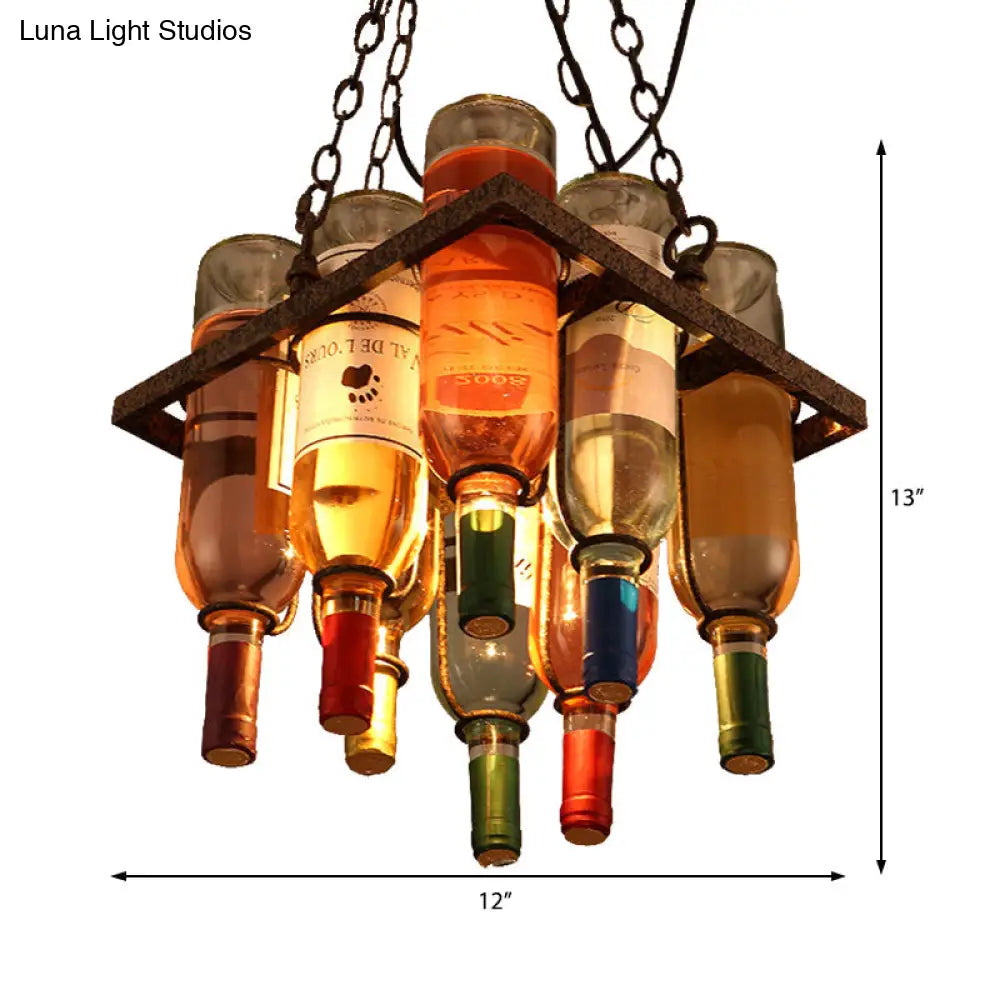 Rustic Metal Pendant Lighting Kit - Industrial Style Hang Lights For Dining Room 1/2/3 Light