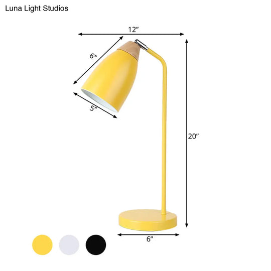 Sadalmelik - Yellow/Black/White Table Lamp