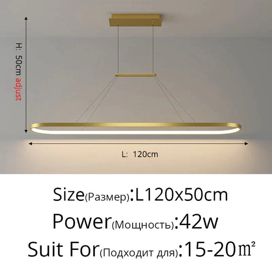 Salix V - Modern Minimalist Led Dimmable Bar Pendant Light