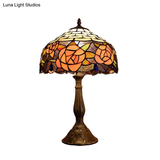 Scarlett - Red/Orange Table Lamp