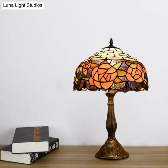 Scarlett - Red/Orange Table Lamp