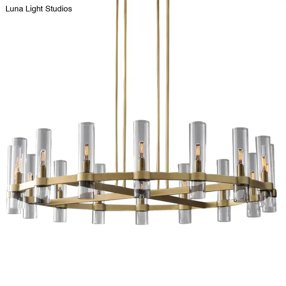 Serenity - American Loft Lighting Clear Glass Round Chandelier