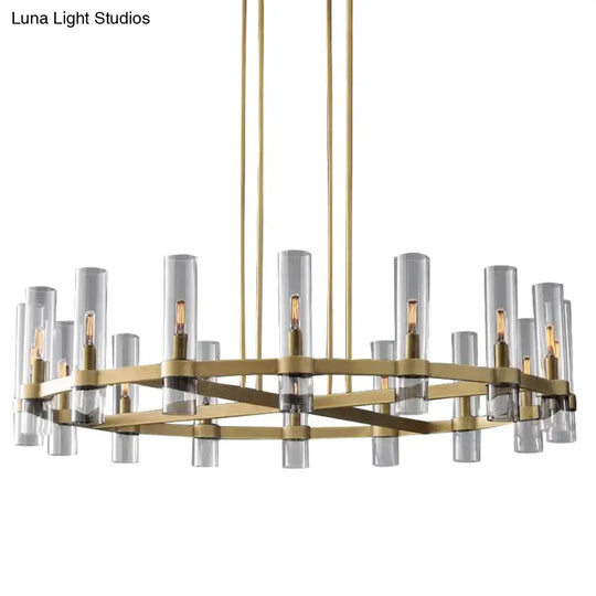 Serenity - American Loft Lighting Clear Glass Round Chandelier